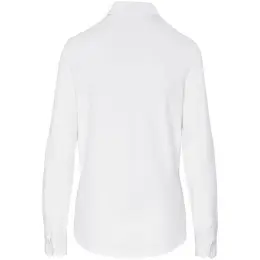 Ladies Long Sleeve Alex Varga Cronus Knitted Shirt White Back